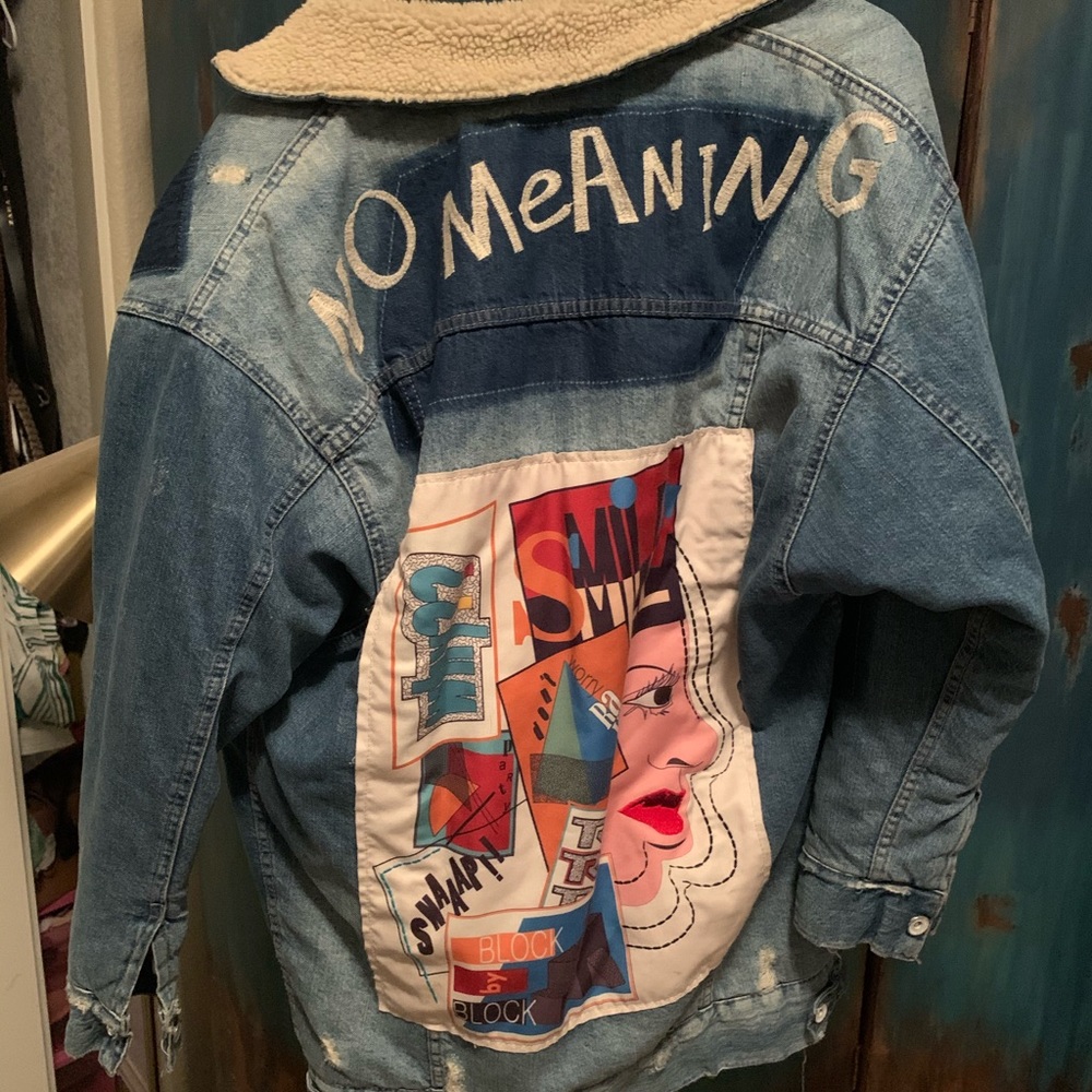 zara sherpa jacket